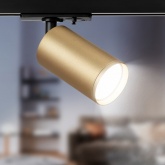 Светильник трековый однофазный ЭРА TR39-GU10 MG под лампу MR16 золото