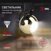 Светильник трековый однофазный ЭРА TR35-GU10 GD под лампу MR16 золото