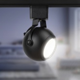 Светильник трековый однофазный ЭРА TR35-GU10 BK под лампу MR16 черный