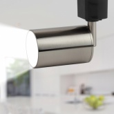 Светильник трековый однофазный ЭРА TR14-GU10 SN под лампу MR16 55x165мм, сатин никель