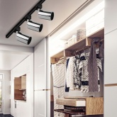 Светильник трековый однофазный ЭРА TR14-GU10 CH под лампу MR16 55x165мм, хром