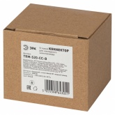 Коннектор ЭРА TRM-S20-CC-B угловой для накладного магнитного шинопровода NOVA TRM-S20 черный