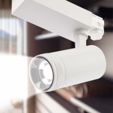 Светильник трековый трехфазный ЭРА STR-30-99-40K-W30 регулируемый луч 4000K белый