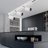 Светильник трековый трехфазный ЭРА STR-30-99-40K-W20 регулируемый луч 4000K белый