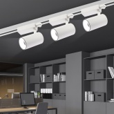 Светильник трековый трехфазный ЭРА STR-30-36-30K-W30 узкий луч 30W 3000K 36° белый