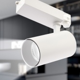 Светильник трековый трехфазный ЭРА STR-30-36-40K-W40 узкий луч 4000K белый