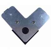 Коннектор ЭРА TR7-C 2W BK L-образный для однофазного шинопровода черный