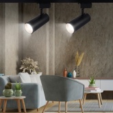 Светильник светодиодный трековый однофазный ЭРА TR5-30 COB BK 30W 4200K 2100Lm черный