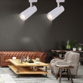 Светильник светодиодный трековый однофазный ЭРА TR5-30 COB WH 30W 4000K 2100Lm белый