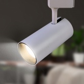 Светильник светодиодный трековый однофазный ЭРА TR5-30 COB WH 30W 4000K 2100Lm белый