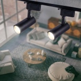 Светильник светодиодный трековый однофазный ЭРА TR5-10 COB BK 10W 4000K 700Lm черный