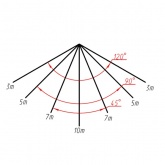 Прожектор светодиодный ЭРА LPR-041-2-65K-050 50W 4000Lm 6500K датчик движ регулируемый 160x184x45mm