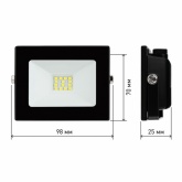 Прожектор светодиодный ЭРА LPR-024-0-40K-020 20W 4000К 1600Lm IP65