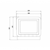 Прожектор светодиодный ЭРА LPR-061-0-65K-050 50W 6500K 4600Lm IP65