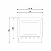 Прожектор светодиодный ЭРА LPR-061-0-65K-030 30W 6500K 2800Lm IP65