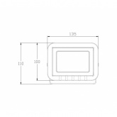 Прожектор светодиодный ЭРА LPR-061-0-65K-030 30W 6500K 2800Lm IP65