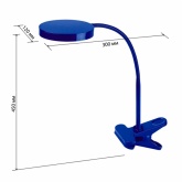 Светильник светодиодный настольный ЭРА NLED-435-4W-BU синий (5055398674581)