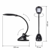 Светильник светодиодный настольный ЭРА NLED-478-8W-BK черный