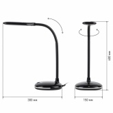 Светильник светодиодный настольный ЭРА NLED-477-8W-BK черный (5056306013362)