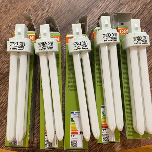 Компактная энергосберегающая лампа КЛЛ мощностью 26 Вт с цоколем G24d-3 для электромагнитных ПРА (ЭмПРА)