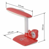 Светильник светодиодный настольный ЭРА NLED-437-7W-R красный (5055945577525)