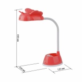 Светильник светодиодный настольный ЭРА NLED-434-6W-R красный (5055945577518)