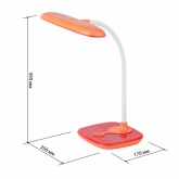 Светильник светодиодный настольный ЭРА NLED-432-6W-OR оранжевый с сенсорным управлением (5055945557