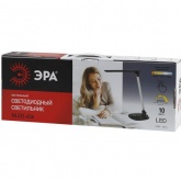 Светильник светодиодный настольный ЭРА NLED-456-10W-BK-S сенсорный черный с серебром (5055945557909