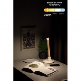 Светильник светодиодный настольный ЭРА NLED-456-10W-W-G сенсорный белый с золотом (5055945557893)