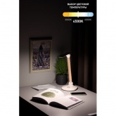 Светильник светодиодный настольный ЭРА NLED-456-10W-W-G сенсорный белый с золотом (5055945557893)