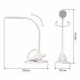 Светильник светодиодный настольный ЭРА NLED-454-9W-W белый сенсорный (5055945521795)