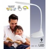 Светильник светодиодный настольный ЭРА NLED-452-9W-W белый сенсорный (5055945521757)