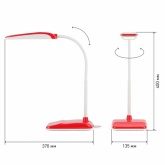 Светильник светодиодный настольный ЭРА NLED-447-9W-R красный сенсорный (5055398674802)