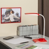 Светильник светодиодный настольный ЭРА NLED-447-9W-R красный сенсорный (5055398674802)