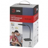 Светильник светодиодный настольный ЭРА NLED-447-9W-R красный сенсорный (5055398674802)
