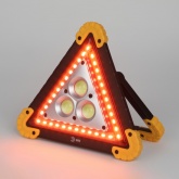 Фонарь автомобильный ЭРА AA-801 аккумуляторный, аварийный знак 15W COB+LED power bank