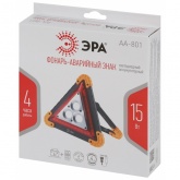Фонарь автомобильный ЭРА AA-801 аккумуляторный, аварийный знак 15W COB+LED power bank