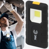 Фонарь светодиодный ЭРА Рабочие Практик RB-707 на батарейках 3xAAA, магнит, клипса - держатель