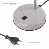 Светильник настольный ЭРА N-116-Е27-40W-GY серый