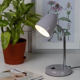 Светильник настольный ЭРА N-116-Е27-40W-GY серый