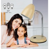 Светильник настольный ЭРА N-116-Е27-40W-BG бежевый