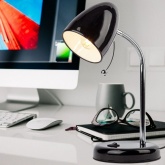 Светильник настольный ЭРА N-116-Е27-40W-BK черный