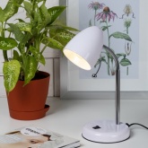 Светильник настольный ЭРА N-116-Е27-40W-W белый