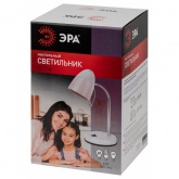 Светильник настольный ЭРА N-116-Е27-40W-W белый
