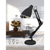 Светильник настольный ЭРА N-123-Е27-40W-BK черный