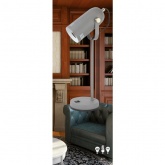 Светильник настольный ЭРА N-117-Е27-40W-GY серый