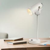 Светильник настольный ЭРА N-117-Е27-40W-W белый