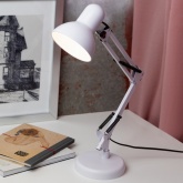 Светильник настольный ЭРА N-214-E27-40W-W белый (5055945577877)