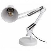 Светильник настольный ЭРА N-214-E27-40W-W белый (5055945577877)