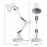 Светильник настольный ЭРА N-214-E27-40W-W белый (5055945577877)